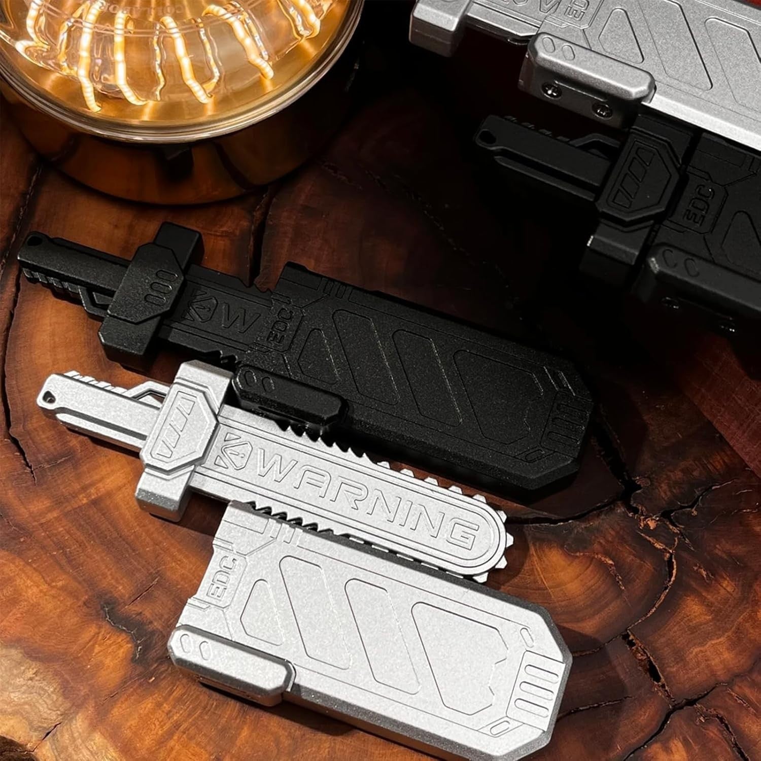 Metal Sword Fidget Slider Clicker Silent Stress Relief EDC
