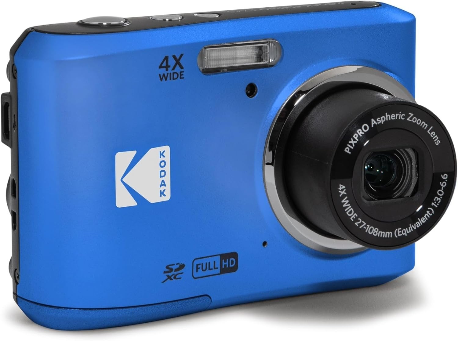 16MP Digital Camera 4X Optical Zoom 1080P HD Wide Angle LCD Vlogging