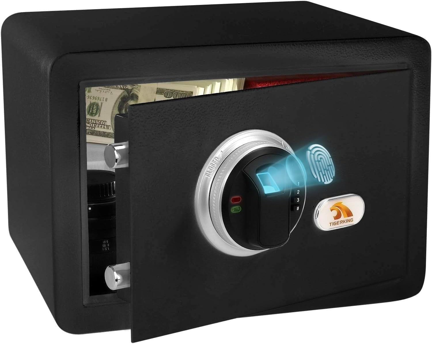 Biometric Fingerprint Safe Box Digital Keypad Cash Security Safe 34L