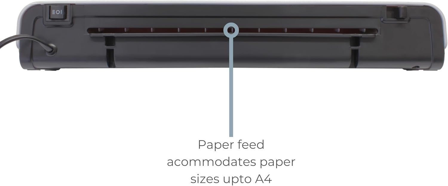 A4 Laminator Heavy Duty Fast Start Jam Release 250 Mic White