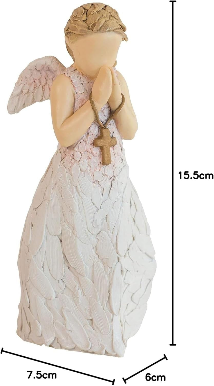 Angel of Strength Figurine Resin Sculpture ✨ Inspiring Home Décor Gift 15.5cm