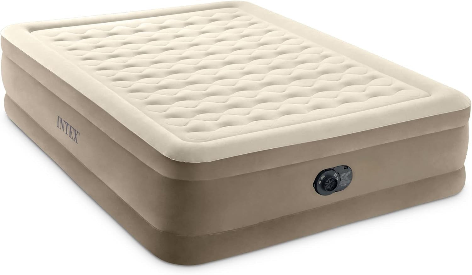 Luxury 18" Queen Air Mattress – Built-In Pump, Plush Comfort, Fiber-Tech