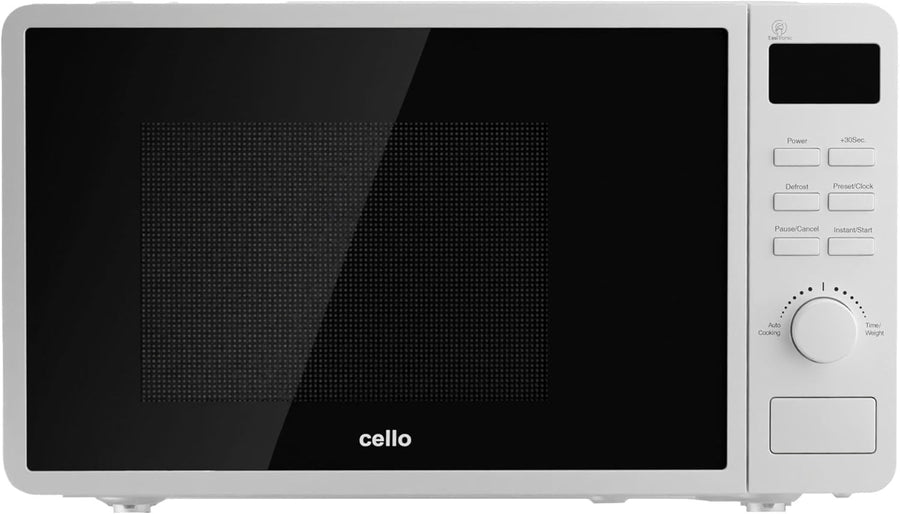 20L 800W Digital Freestanding Microwave with 8 Functions & Quick Defrost