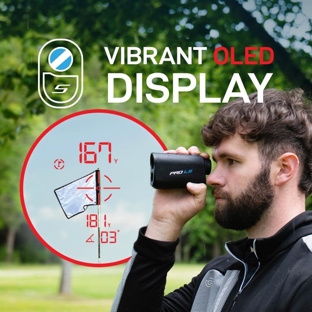 Golf Range Finder 1300 Yards OLED Slope Adaptive Flag Lock Vibration