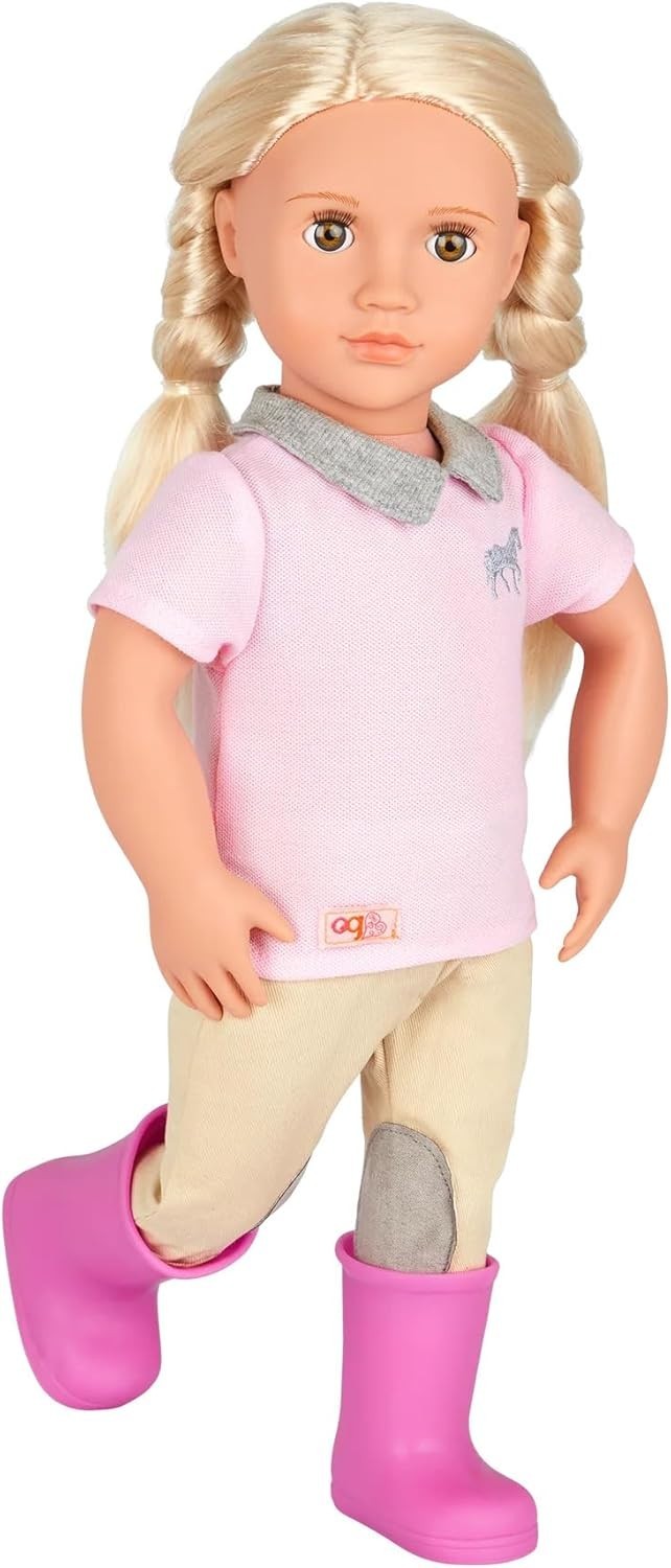 18-Inch Equestrian Doll Horse Riding Outfit Accessories Soft Body