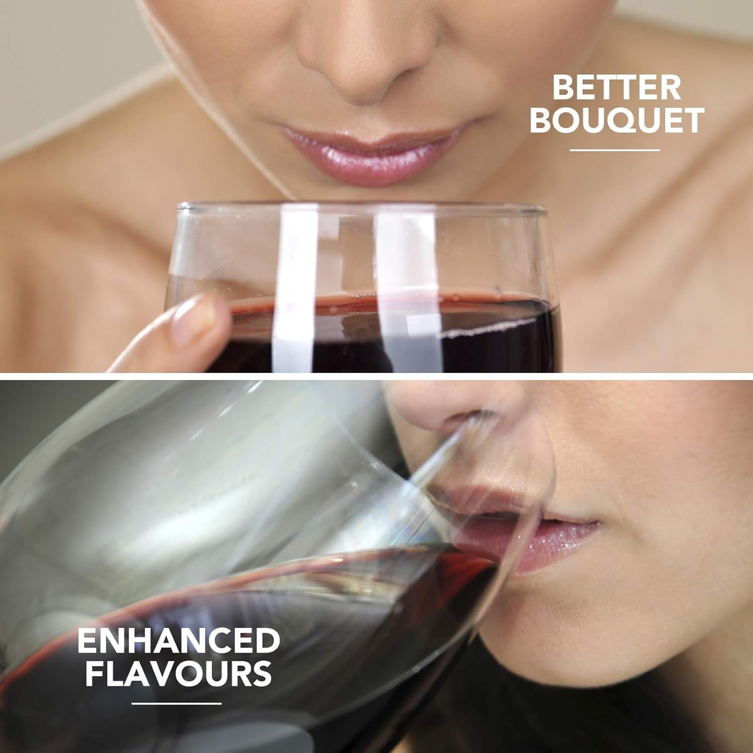 750ml Conundrum Wine Decanter Borosilicate Glass 2-Phase Aerator Gift Set