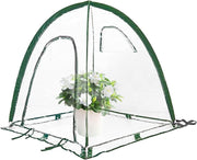 Portable PVC Pop-Up Greenhouse Tent Cold Frost Plant Protector 43x43x41cm