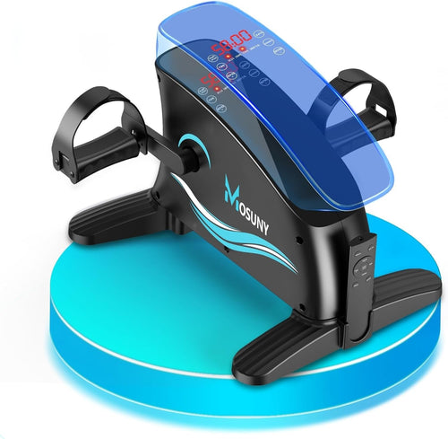 Electric Mini Pedal Exerciser w/ LCD Touchscreen, 15 Speeds & Remote Control