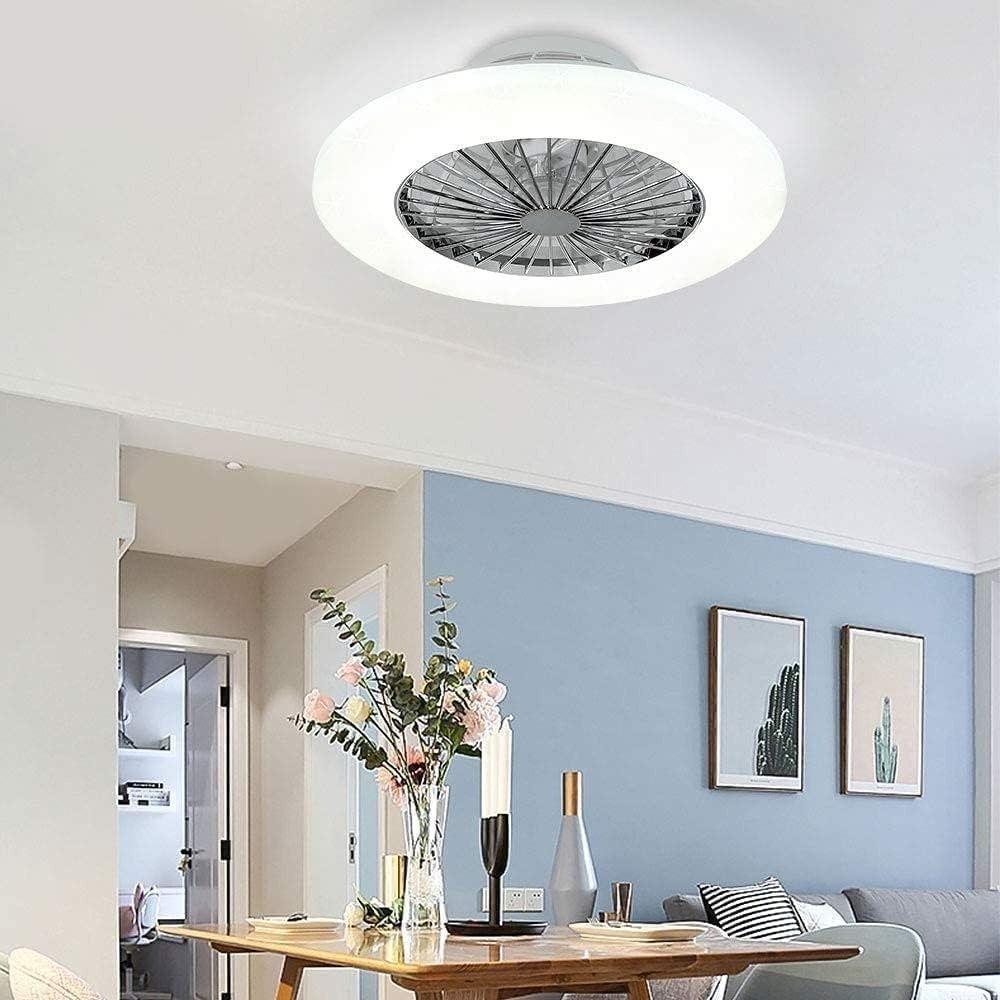 PADMA 50CM Ceiling Fan with Light, 30W LED, Remote, Dimmable, Quiet