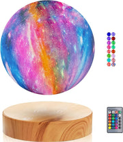 Magnetic Levitating Moon Lamp 16 Colors Floating LED Light