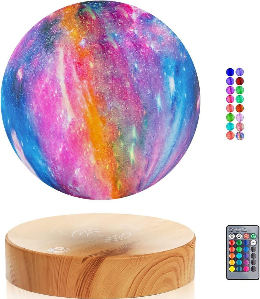 Magnetic Levitating Moon Lamp 16 Colors Floating LED Light