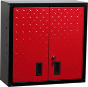 Heavy Duty Steel Garage Wall Cabinet with Lock, Adjustable, 12D x 30.2W x 30.1H