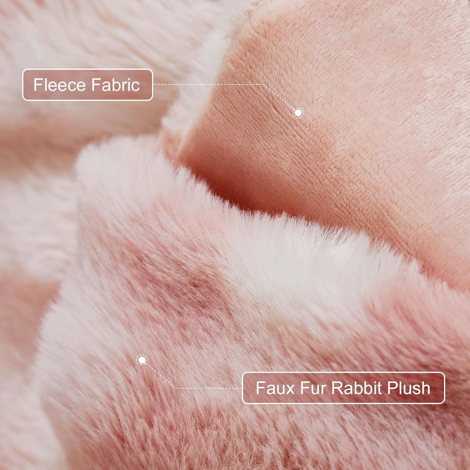 Luxury Thick Plush Fleece Throw Blanket Soft Warm Sofa Bed Tie Dye Pink 100x160c