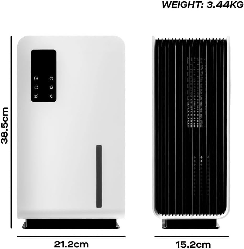 3.2L Dehumidifier with Air Purifier Quiet Sleep Mode Digital