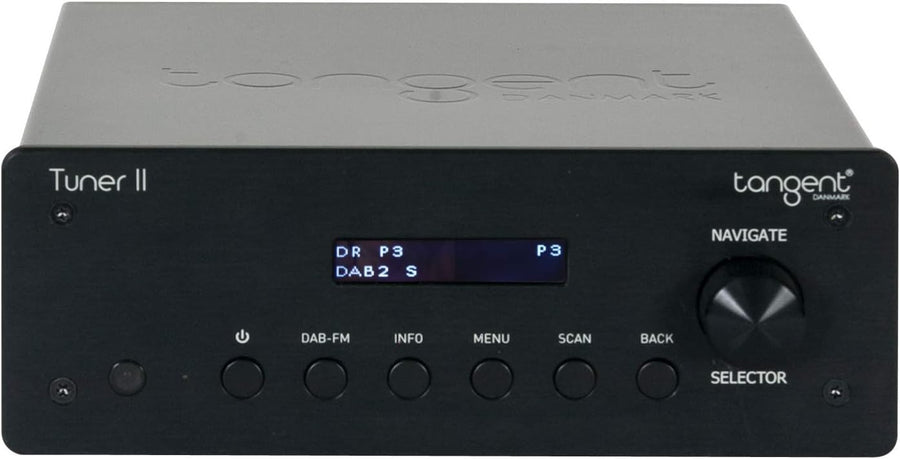 Compact DAB FM HiFi Audio Tuner Black Digital Radio Receiver Remote