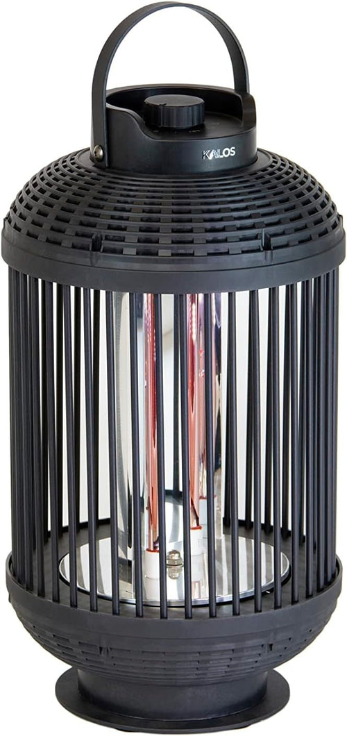 Kalos Oriental Outdoor Electric Lantern Patio Heater 1200W Aluminium