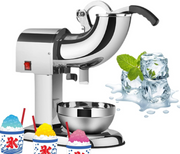 Electric Ice Shaver Snow Cone Machine 350W Stainless Steel Dual Blade