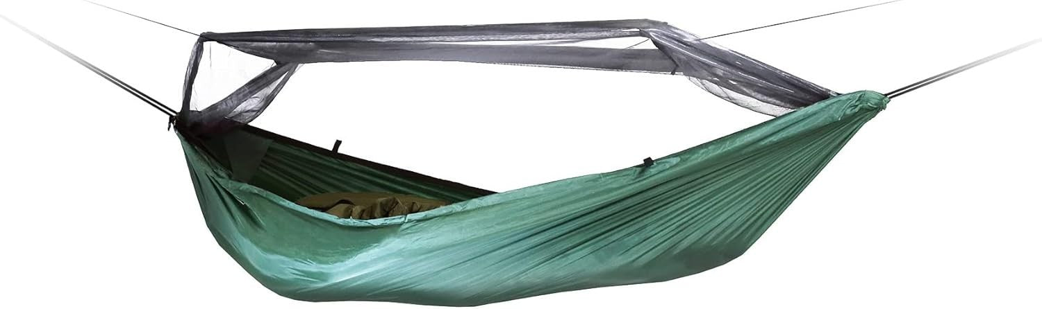 Bug Proof Camping Hammock with Mosquito Net & Ground Shelter Ultra-Light 125kg