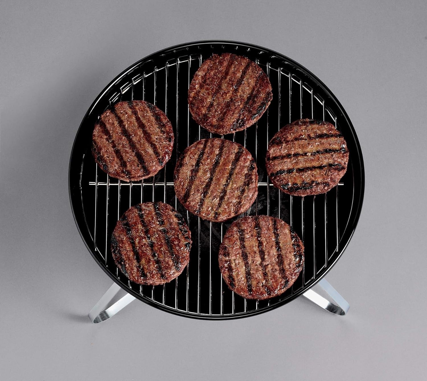 Portable Charcoal BBQ Grill 37cm Compact Outdoor Camping Garden Cooking Black