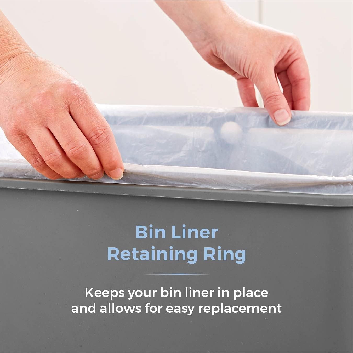 50L Automatic Sensor Kitchen Bin Motion Touchless Waste Grey
