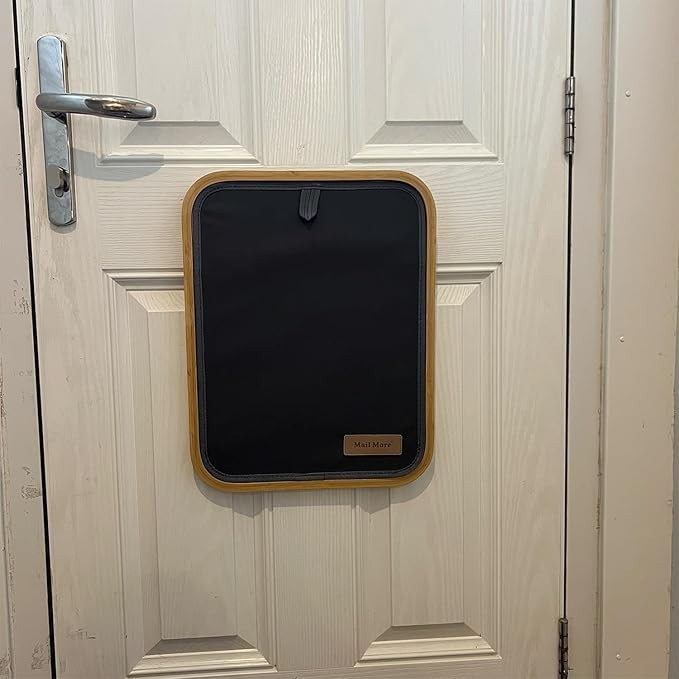 Letterbox Mail Catcher Basket – No Drill Post Holder – Draught Stopper – Pet Saf