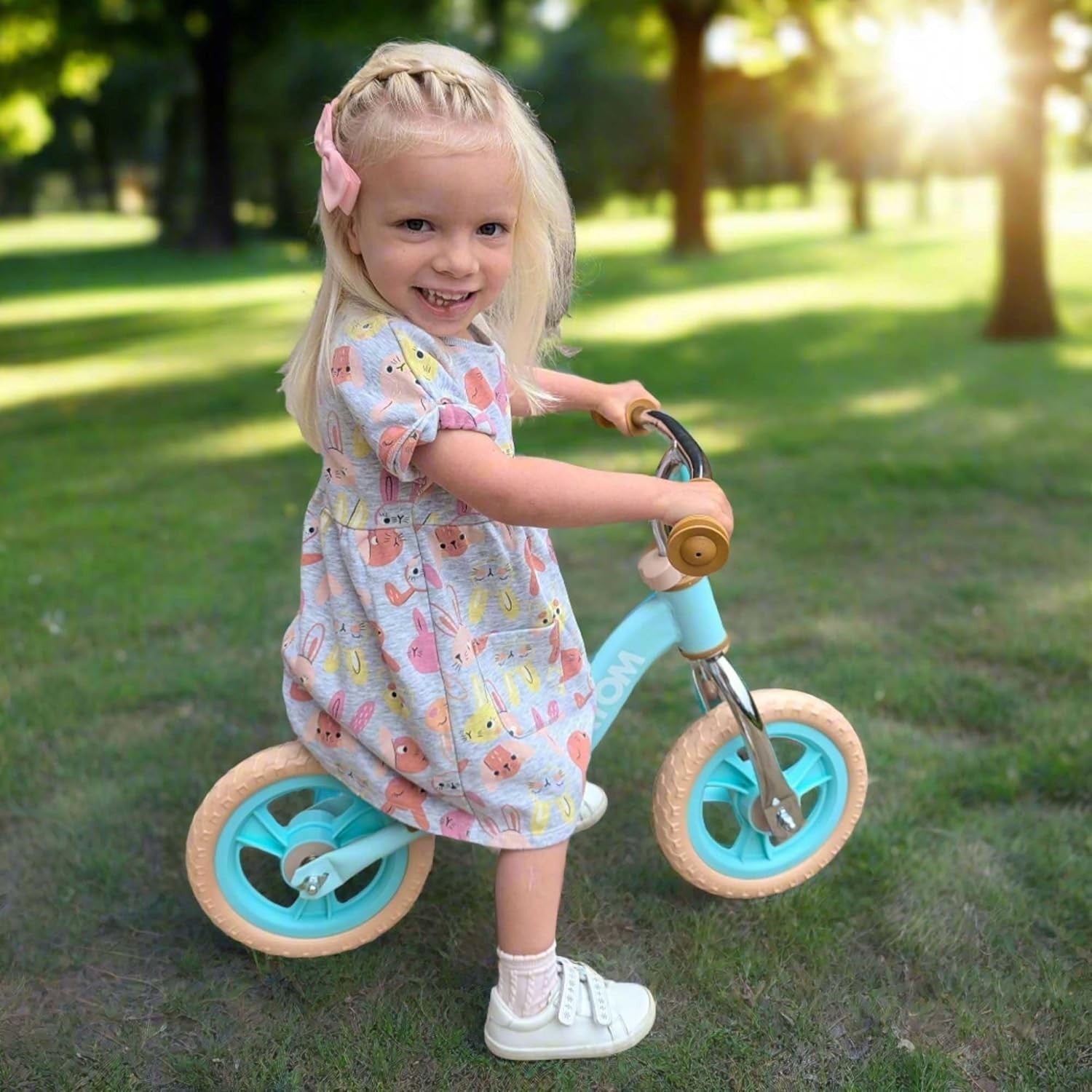10 Inch Kids Balance Bike Lightweight Training Bicycle Adjustable Age 2+