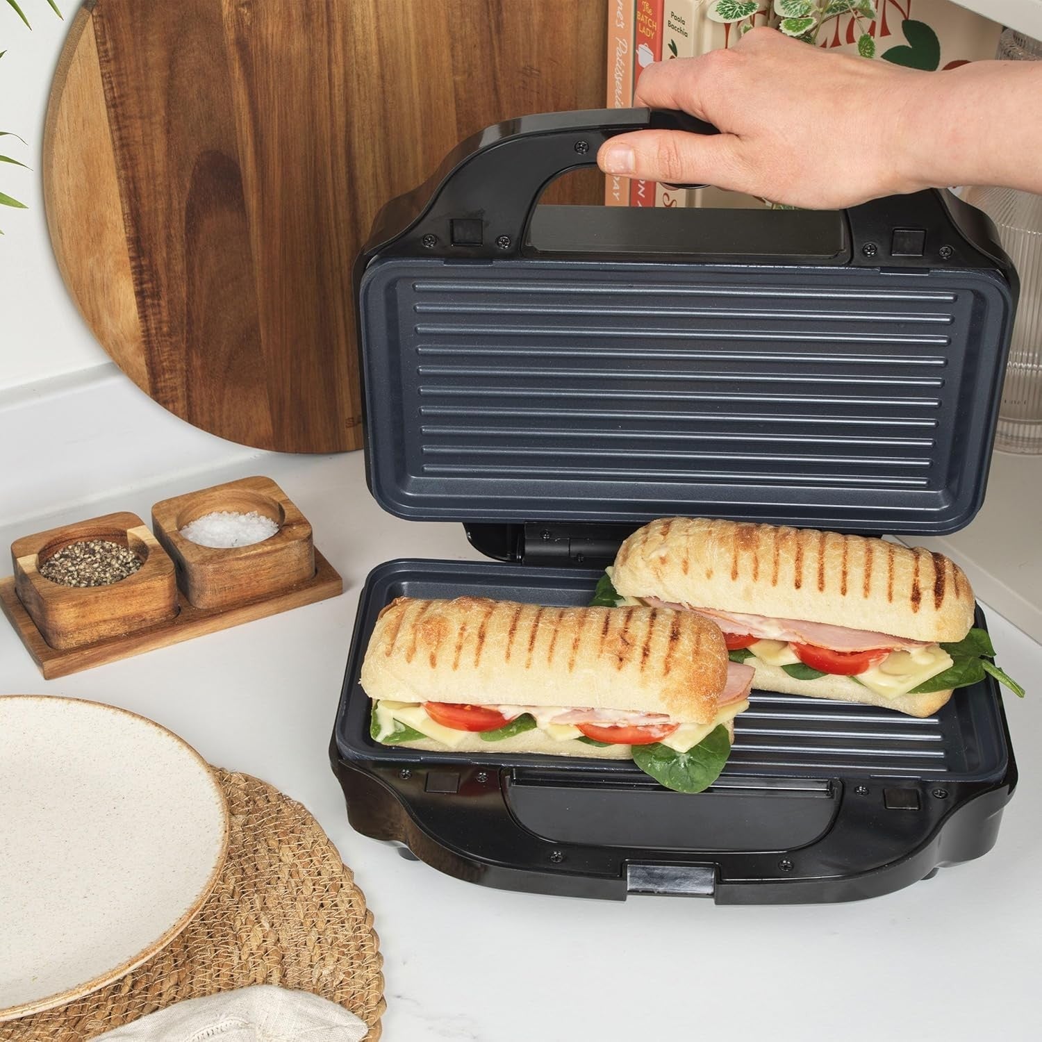 3 in 1 Snack Maker 900W Deep Fill Waffle Panini 26.4cm