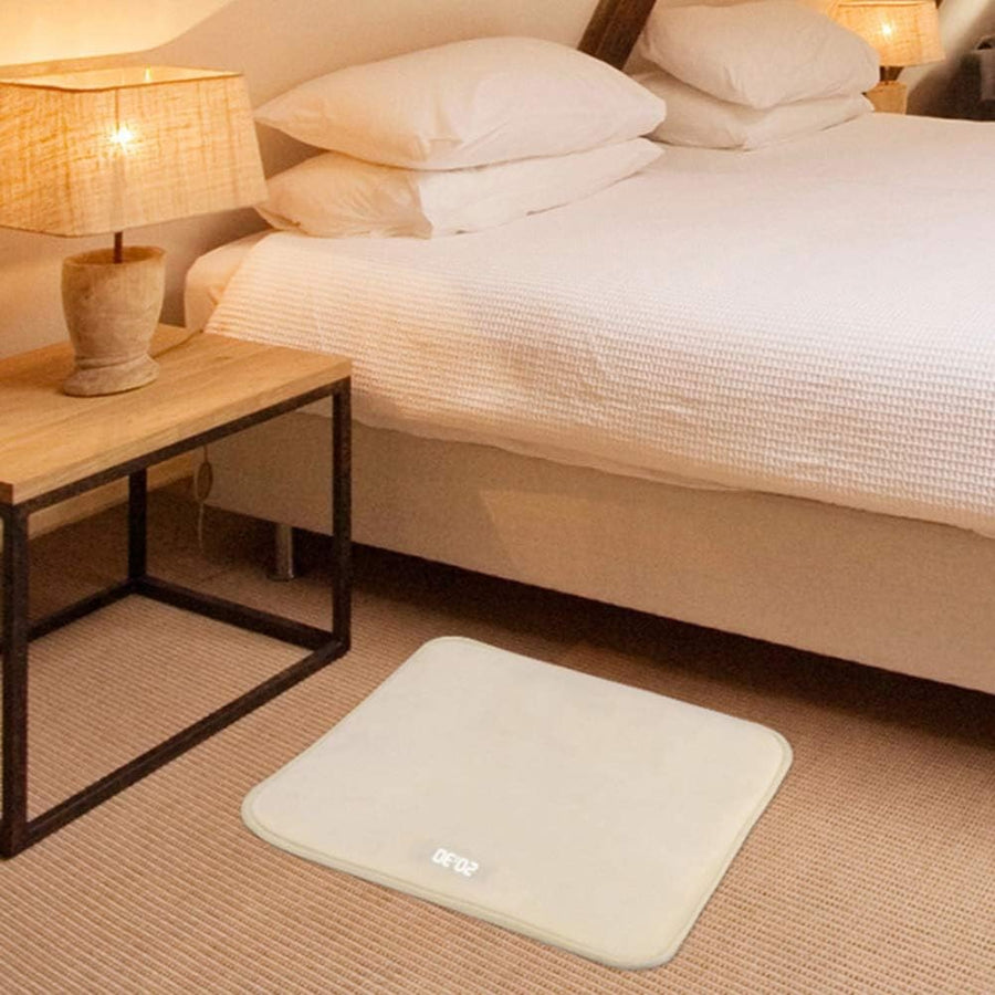 Heavy Sleepers Alarm Clock Pressure Sensitive Carpet LED White