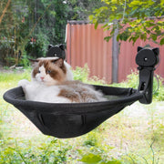 Foldable Cat Window Perch Cordless Hammock Bed Mesh Suction Cup