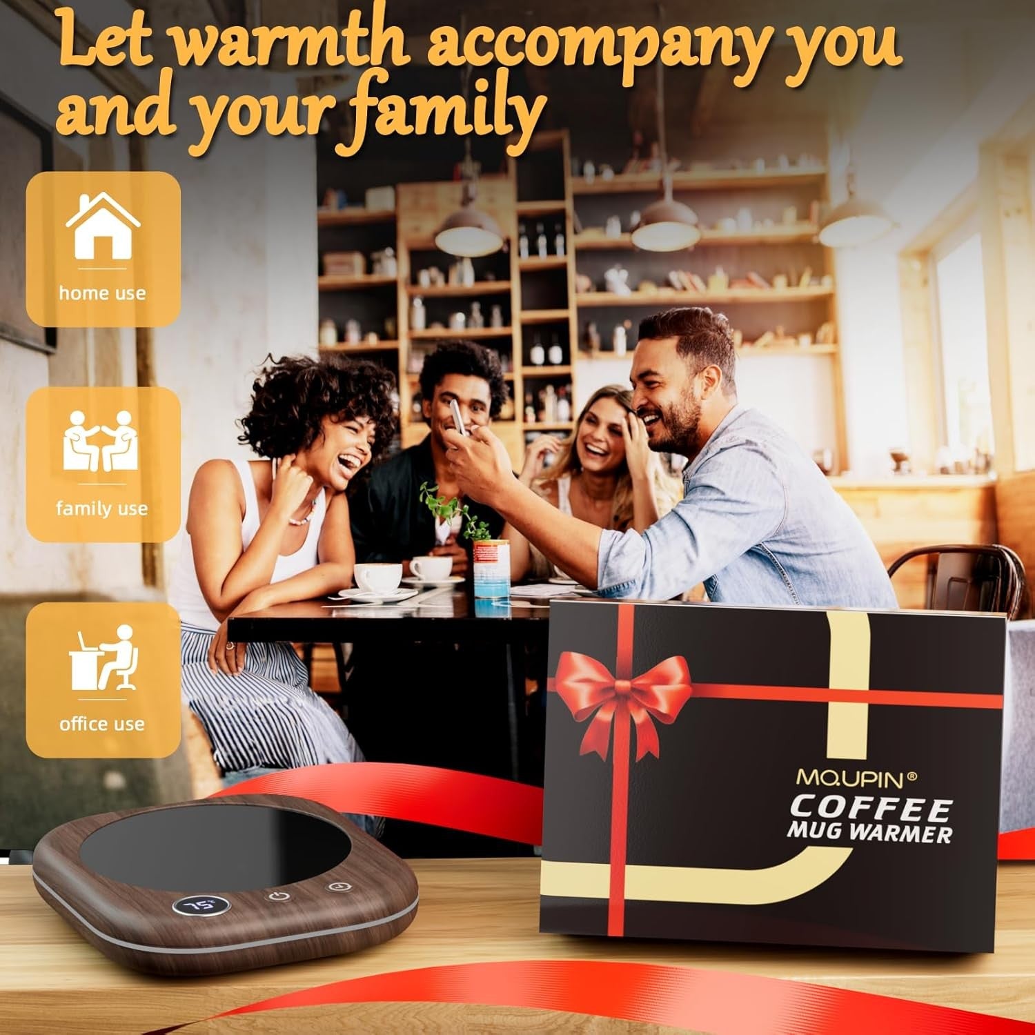 Smart Coffee Mug Warmer 3 Temp Control 12H Auto Shut Off