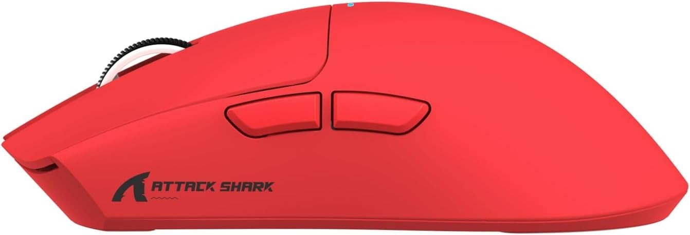 Wireless Gaming Mouse 22000 DPI RGB Dock BT 2.4G USB Red