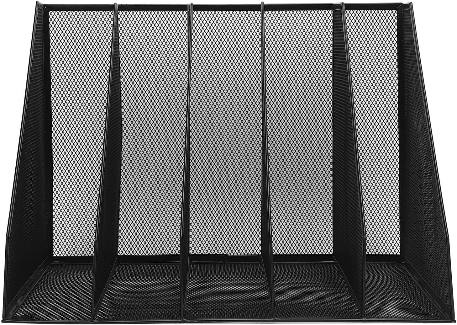 5-Tier Desk File Organizer | Vertical File Holder | Office Desktop Storage