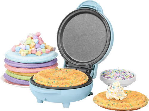 Mini Snack Maker Non-Stick Pancake & Cookie Cooker Compact Breakfast Treats