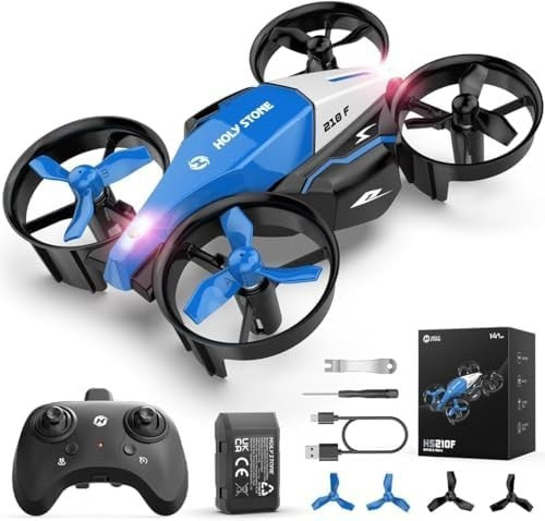 Holy Stone HS210F Mini Drone 2-in-1 RC Quadcopter LED Altitude Hold