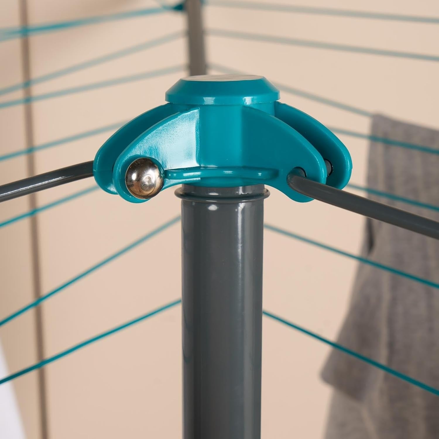 Rotary Clothes Airer 3 Arm Tripod Dryer Outdoor Washing Line Garden Patio