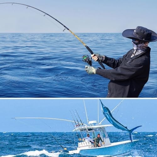 2.1m/2.3m Carbon Fiber Spinning Rod Reel Combo Carp Fishing Set