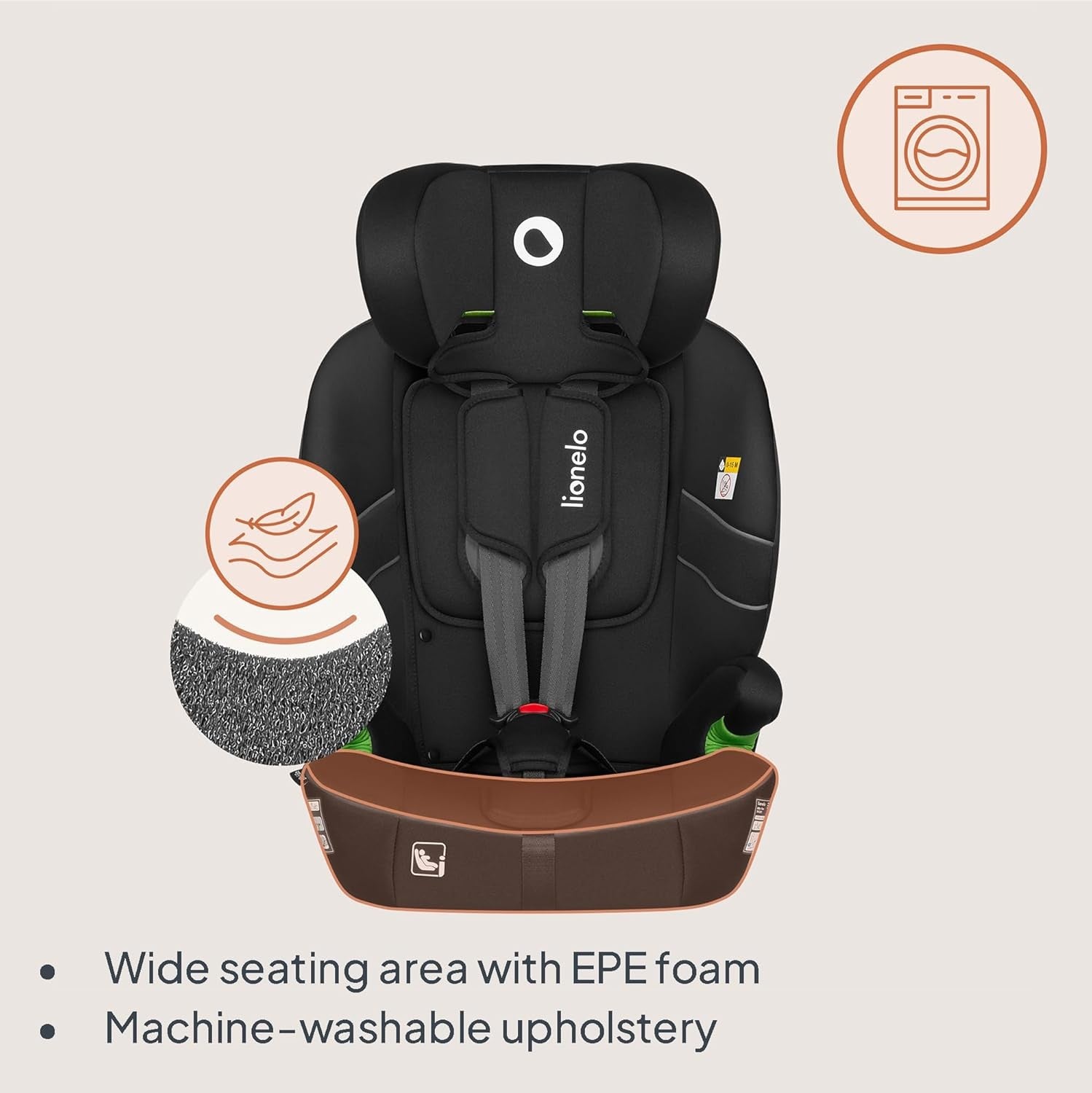 i-Size Car Seat 76–150cm ISOFIX R129 Booster Impact Adjustable