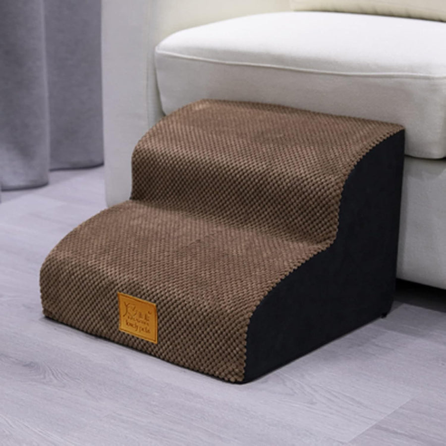 Yanman 2-Step Pet Stairs Small Medium Dogs Cats Sofa Bed Non-Slip