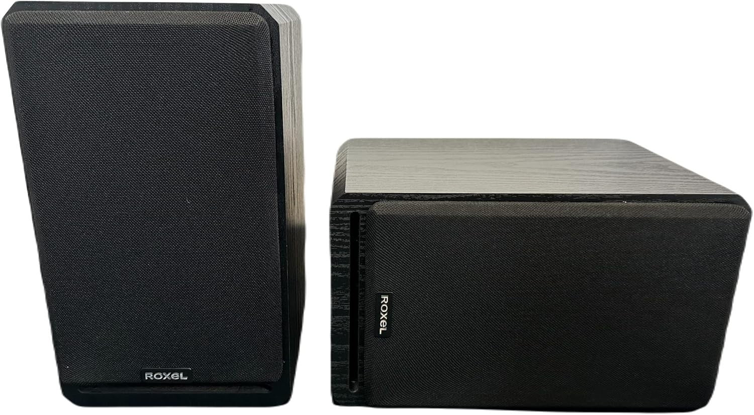 Bookshelf Speakers 150W RMS Carbon Fibre Woofer Silk Dome Tweeter Deep Bass