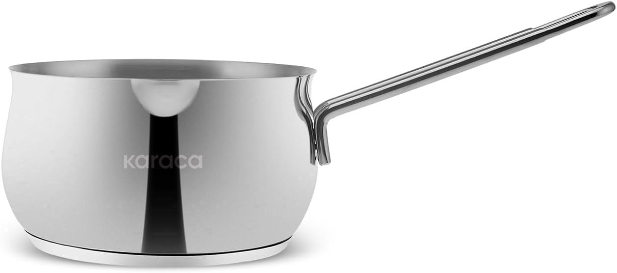 13pc Stainless Steel Induction Cookware Set with Glass Lids & Storage Containers