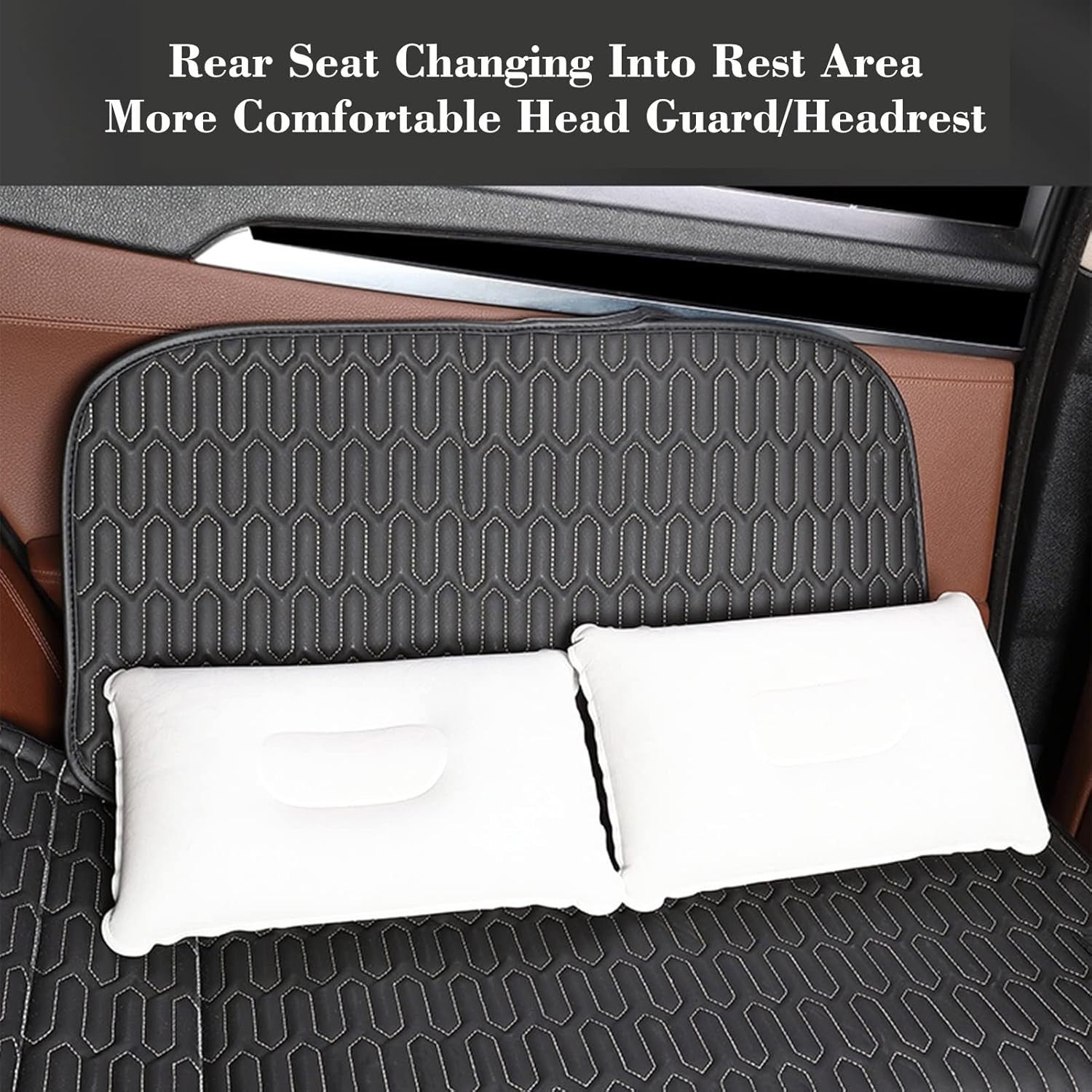 Car Bed Folding Mattress Non-Inflatable SUV Truck Back Seat 140x92cm