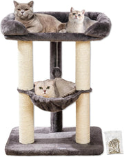 71cm Cat Tree Tower Large Bed Hammock Sisal Scratching Post Indoor Cats