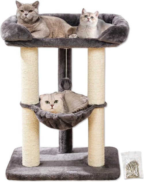71cm Cat Tree Tower Large Bed Hammock Sisal Scratching Post Indoor Cats