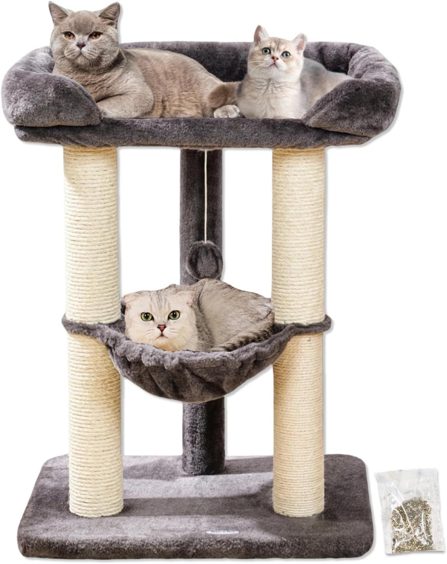71cm Cat Tree Tower Large Bed Hammock Sisal Scratching Post Indoor Cats