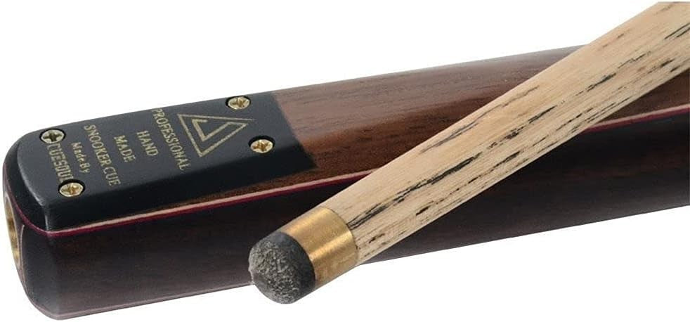 Handmade 57in Snooker Cue 18oz 9.5mm Tip Rosewood 3/4 Case