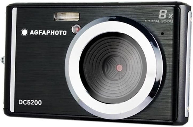 21MP Digital Compact Camera 8X Zoom 720P HD LCD Screen Black