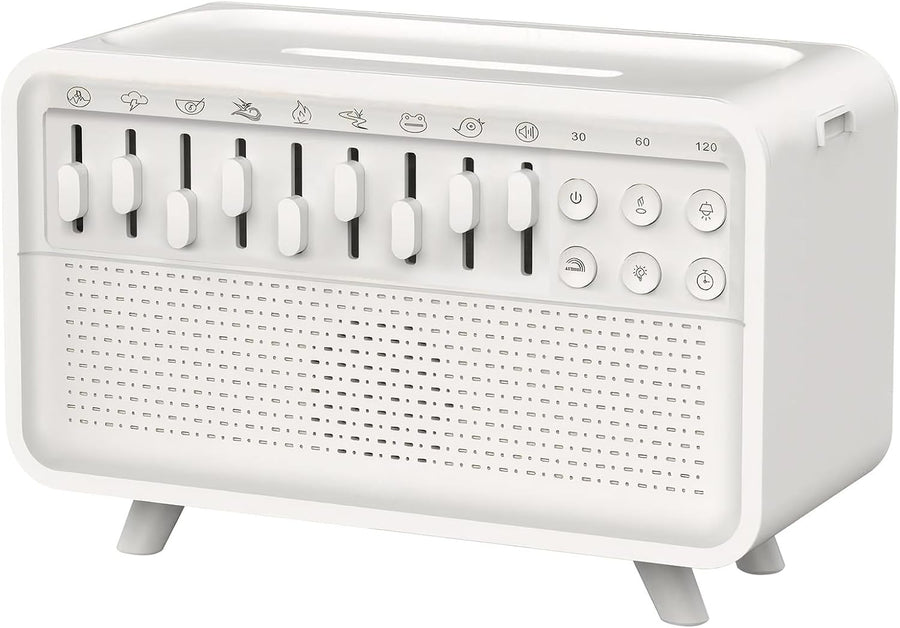 White Noise Machine with Bluetooth Speaker & Essential Oil Diffuser, 8 Sleep Sou