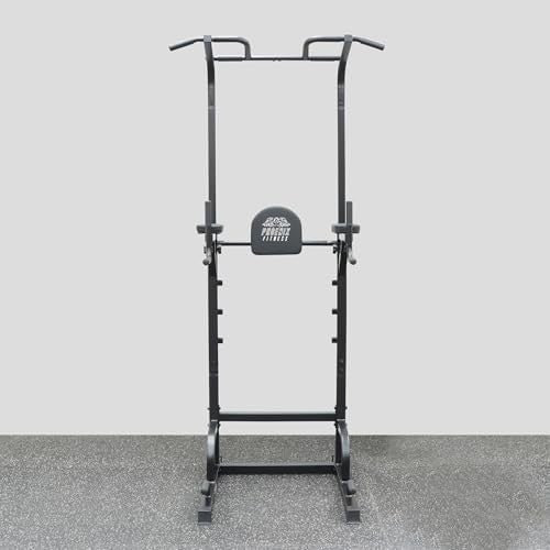 Adjustable Power Tower Pull Up Dip Station Home Gym Strength Rack