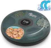 Automatic Pet Feeder 6 Meal Timer Wet Dry Food Dispenser Ice Packs USB