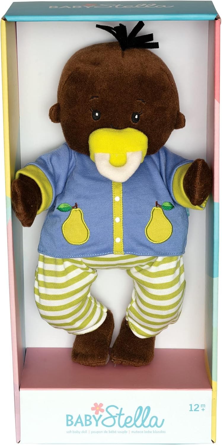 38cm Soft Baby Doll Magnetic Pacifier Removable Outfit First Friend Gift